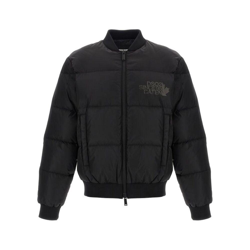 Dsquared² Black Polyamide Men's Bomber
